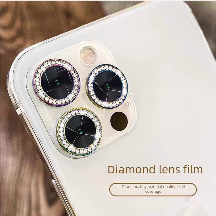 Nadaje się do iPhone'a 16, Apple 17 Pro Max, brokatowej folii na soczewki z wzorem Eagle Eye CD_voghion.com